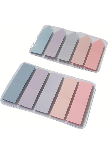 Sticky Notes Şeffaf Renkli Yapışkan Not Kağıtları Film Indeks (Renk 4)
