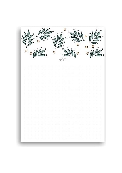 Tanıtım 3'lü Masaüstü Çiçek Desenli Not Kağıt Seti modelleri