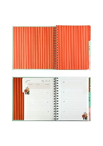 Journals Retro Süresiz Planlayıcı Ajanda 17X24 cm Pembe