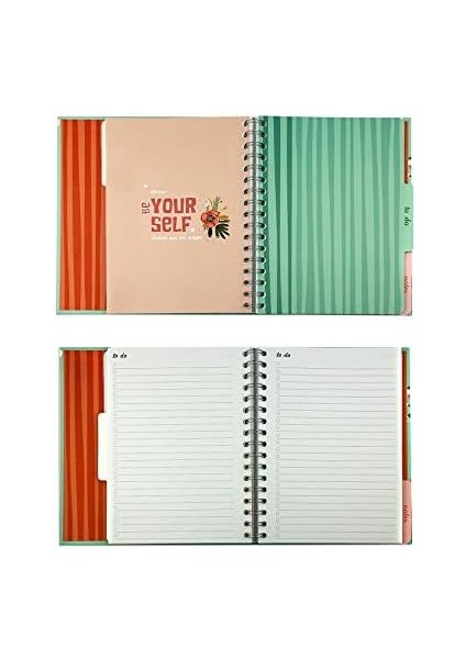 Journals Retro Süresiz Planlayıcı Ajanda 17X24 cm Pembe