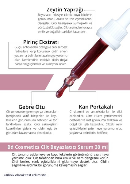 Cilt Beyazlatıcı Serum 30 Ml fiyatları