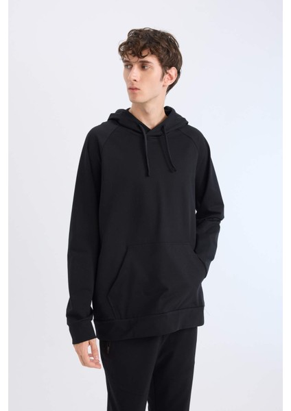 fit Standart Fit Kapüşonlu Sporcu SWEATSHIRT D8014AX25SP