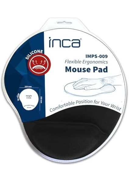 IMSP-009 Bilek Destekli Silikon Mousepad Large