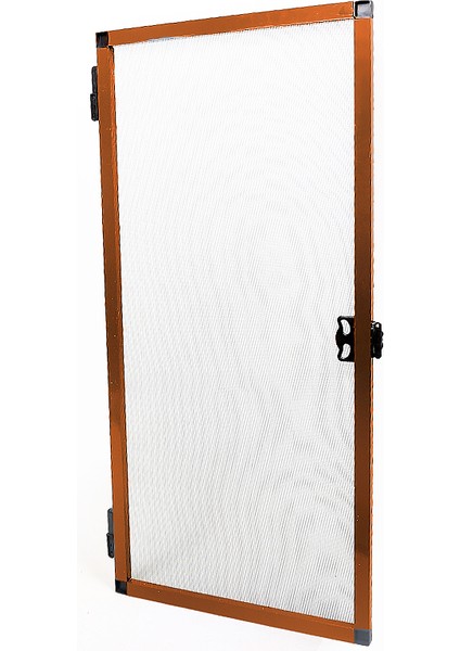 Sineklik Menteşeli Pencere Sinekliği Kahverengi (En: 0-70 Cm. Boy: 0-130 Cm)