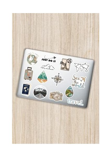 Aksesuar Art Sanat Temalı Dekoratif Laptop Notebook Tablet Telefon Sticker Set 016