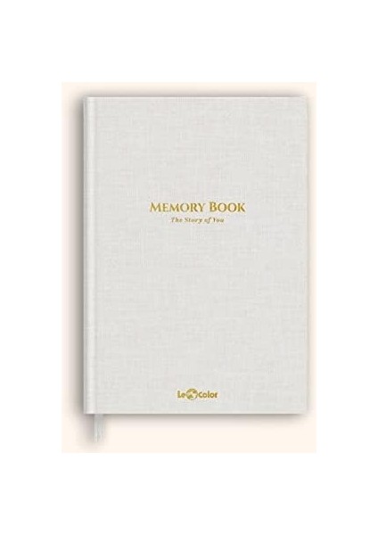 Color Memory Book Keten Hatıra Defteri Altın Kenarlı Anı Albümü Beyaz fiyatları