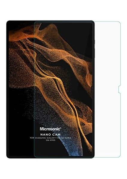 Samsung Galaxy Tab S10 Ultra X920 Nano Glass Cam Ekran Koruyucu [galaxy Tab S10 Ultra X920 ile Uyumlu Ekran Koruyucu - Şeffaf]