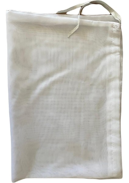 Tekstil Yoğurt-Peynir-Süt Süzme Torbası Ağız Kısmı Büzgülü 50 x 75 Tek Ebat Byzt8