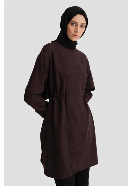 Beli Bağlamalı Cepli Tunik 24K3608