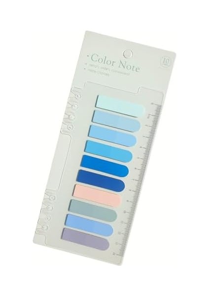 Şeffaf Renkli Yapışkanlı Not Kağıdı Oval Etiket (Yıldız Denizi) fiyatları