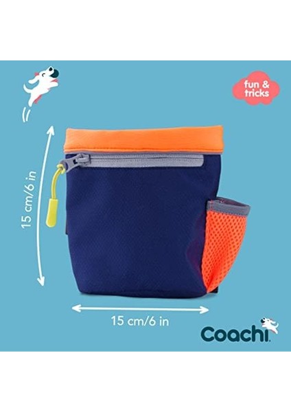 Of Animals Coachi Profesyonel Köpek Eğitim ve Ödül Çantası, Lacivert Mercan Sarı modelleri