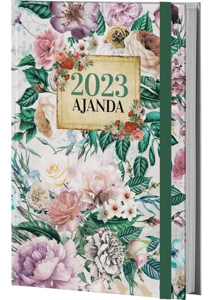 Kitabevi Mor Kelebek Nostalji 2023 Ajanda, 128 Sayfa, Ciltli, 13.5X21CM