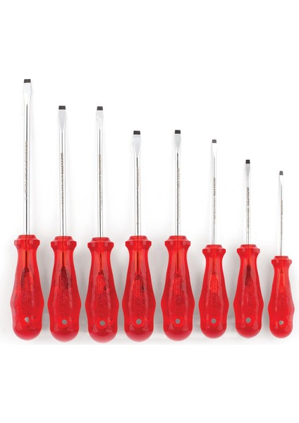 Kraft Seri Düz Uçlu Tornavida Seti 8 Parça