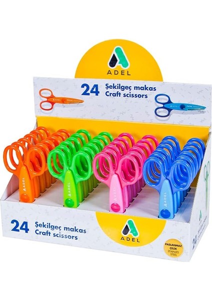 Şekilgeç Makas, Asorti