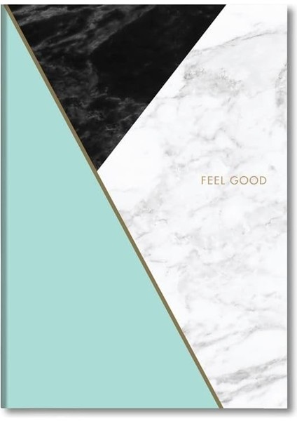 Color Mermer Defter Çizgili Mint 17X24CM
