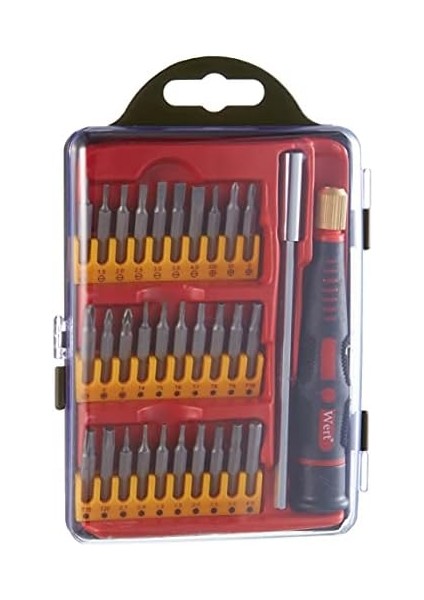 W 2254, Elektronikçi Tornavida Bits Uç Seti (32 Parça), Gri, Siyah, Kırmızı fiyatları