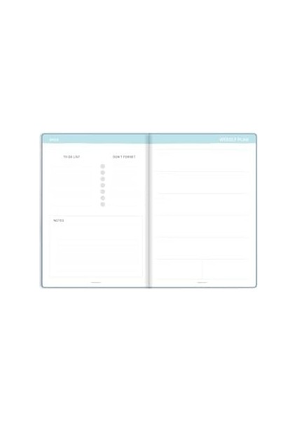 Color 15X21 Keten Süresiz Planlayıcı Ajanda Defter Mavi modelleri