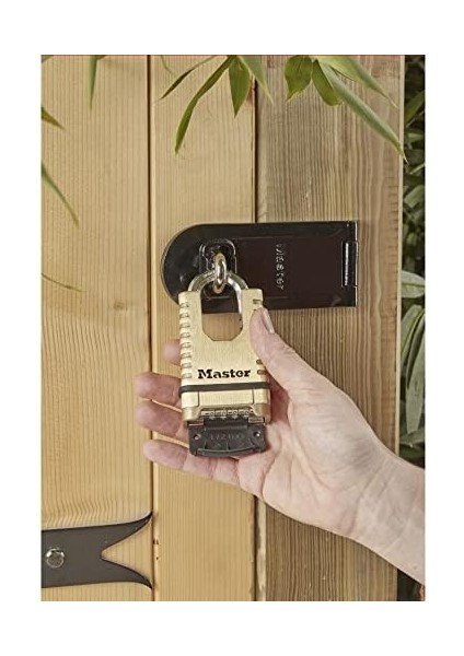 Lock Yüksek Performanslı Masif Pirinçten Asma Kilit [şifreli Kilit] M1177EURD - Paslanmaz, Çok Dayanıklı ve Su Geçirmez