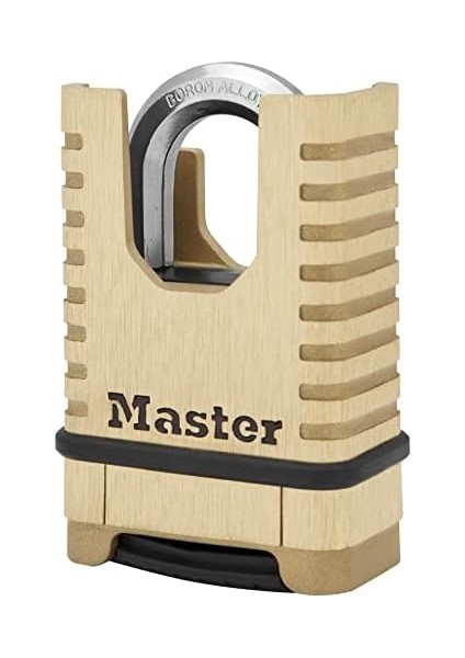 Lock Yüksek Performanslı Masif Pirinçten Asma Kilit [şifreli Kilit] M1177EURD - Paslanmaz, Çok Dayanıklı ve Su Geçirmez