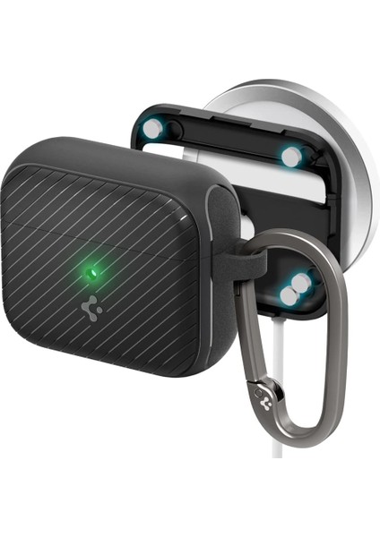 Apple Airpods (3. Nesil) Kılıf Mag Armor (Magsafe Uyumlu) Matte Black - ACS03644