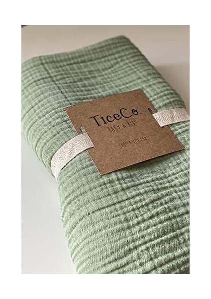 Pamuk Four Battaniye (4 Kat Müslin) 100 x 110 cm (Çağla Yeşili) fiyatları