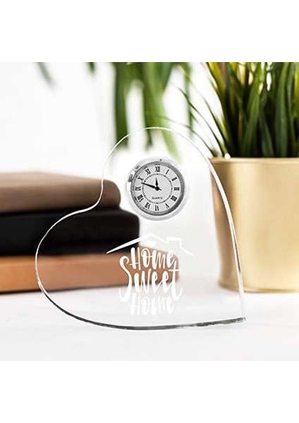 Evli Çifte Ev Hediyesi Kalp Saat modelleri