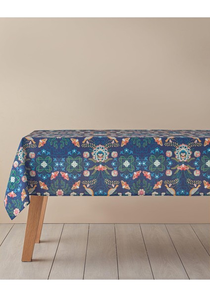 Home Perfection Polyester Masa Örtüsü Lacivert