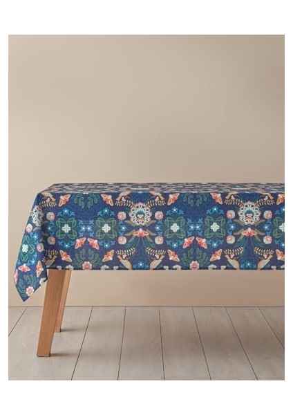 Home Perfection Polyester Masa Örtüsü Lacivert