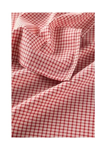Keten Piti Kareli Masa Örtüsü, Pötikare Piknik Örtüsü (Kırmızı, 170 x 170 cm ) modelleri