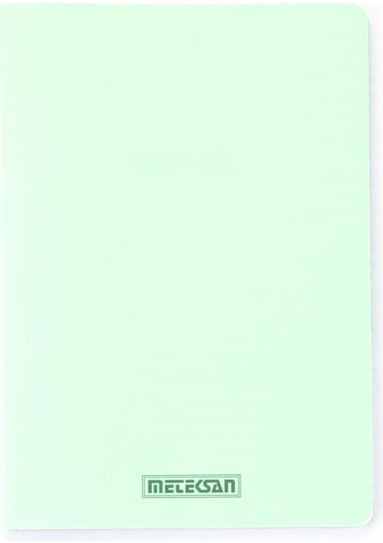 Seren Pastel A5 Pp Kapaklı Defter, 60 Yaprak, Kareli, Yeşil