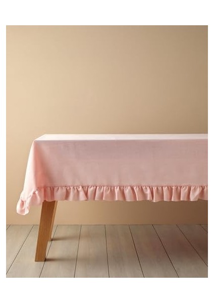 Home Flor Pura Polyester Masa Örtüsü Pembe