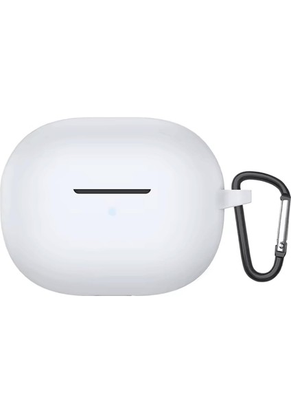 Silikon Koruyucu Kılıf, Redmi Buds 3 Lite ile Uyumlu (Beyaz)