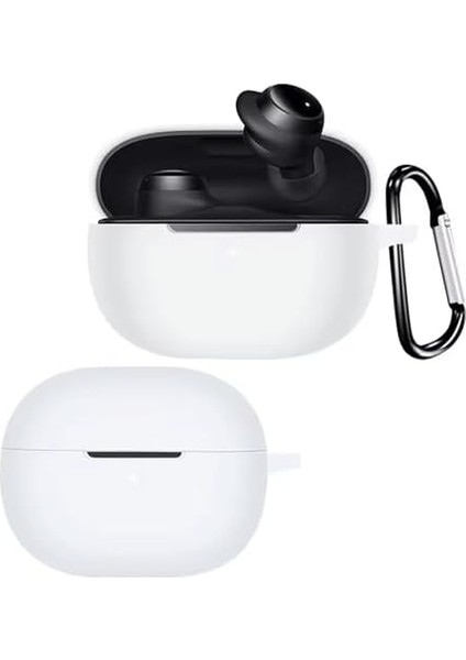 Silikon Koruyucu Kılıf, Redmi Buds 3 Lite ile Uyumlu (Beyaz) fiyatları