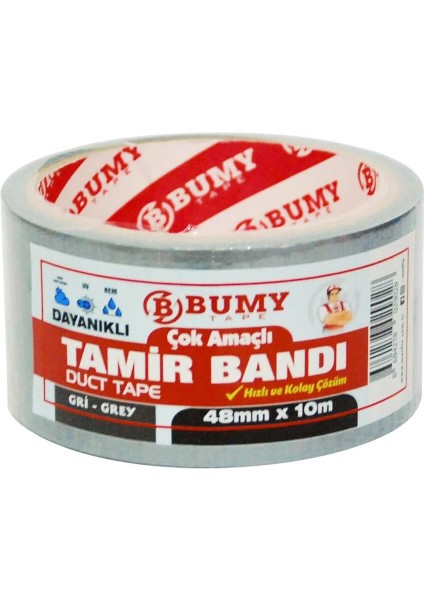 Tamir Bandı 48 mm x 10 Mt/gri