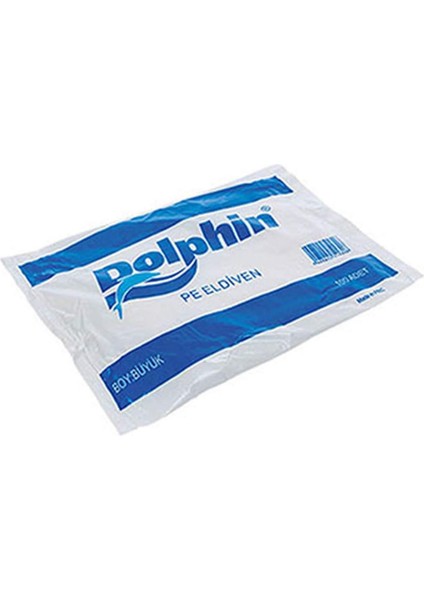 At Market Dolphin Şeffaf Eldiven Pe 100'LÜ Paket