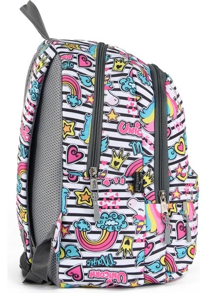 Polo CLUBPLCAN2079 Kız Çocuk Sırt Çantası, Desenli, Standart