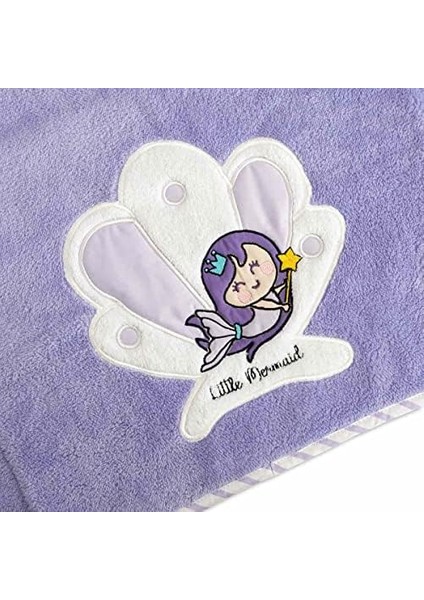 Moo Soft Cuddles Bebek Battaniye Küçük Deniz Kızı (Lila)