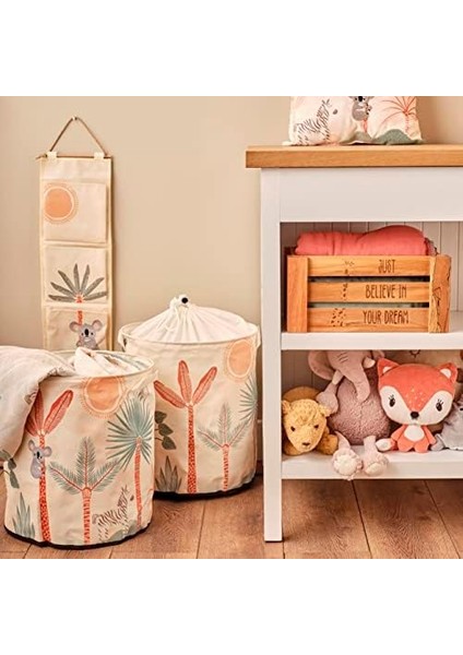 Maıson Zoo Hayvan Baskılı%70 Polyester%30 Pamuk Askılı Organizer, Yeşil, 20X60 cm fiyatları