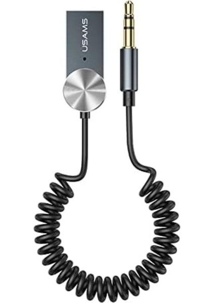 Usams Bluetooth 5.0 Receiver USB Aux Wireless Araç Kiti Telefon Konuşma Müzik Dinleme BA01 SJ464LVX