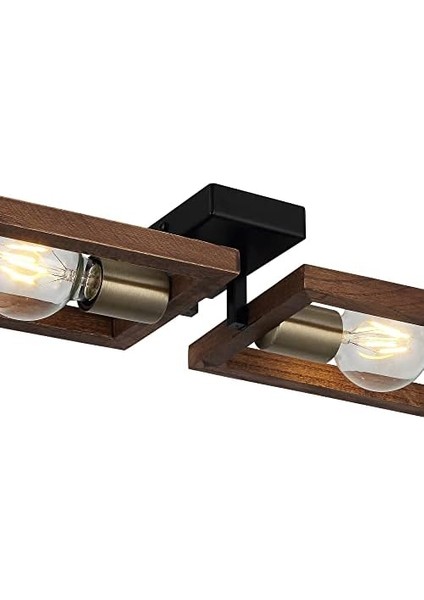 Era 2 Li Antik Lak/siyah Plafonyer 2XE27 fiyatları