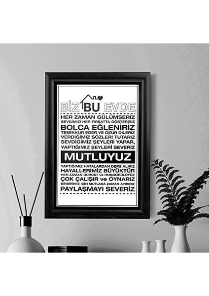 Özel Dekoratif Ev Hediyesi Baskılı Çerçeve fiyatları