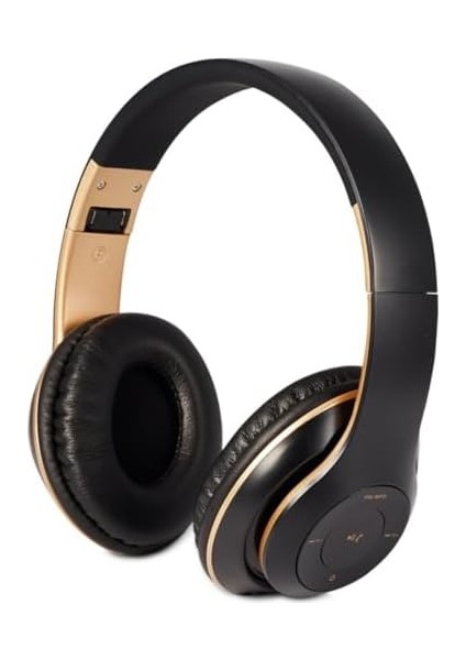 Katlanabilir Kafaüstü Bluetooth Kulaklık (Mikrofonlu)