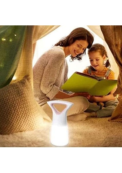 Şarjlı Gece Lambası LED Işık El Tutamaçlı Masaüstü Dekoratif Şık Dizayn 3 Farklı Işık Modlu 5W El Feneri BL-Y001 fiyatları