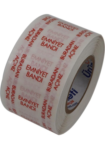 Etiketler , Hazır Al Hızlı Al Pp Şeffaf Buradan Açınız Emniyet Bandı Etiketi 40MM x 20MM 1000 Adet