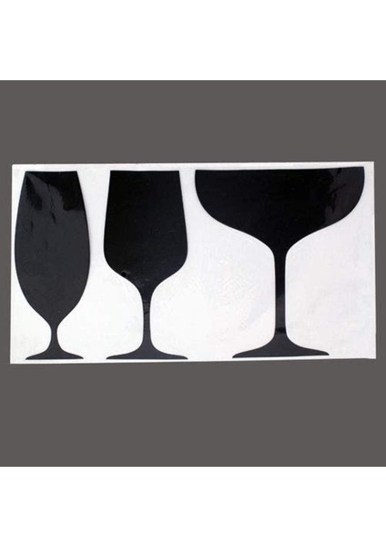 Flora Sticker Kadeh, 3'lü