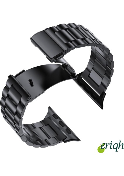 Apple Watch Uyumlu 38MM 40MM 41MM (42MM10.NESİL) 1/2/3/4/5/6/se/7/8/9/10/ultra Kordon Metal Loop Kordon