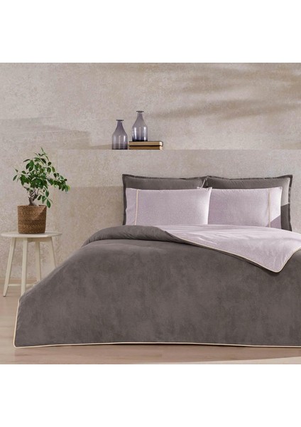 Pamuk Rıven Nevresim Takımı Gri Tek Kişilik