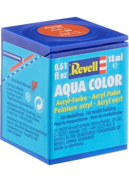 - Su Bazlı Maket Boyası Turuncu Parlak 18 ml (36130)