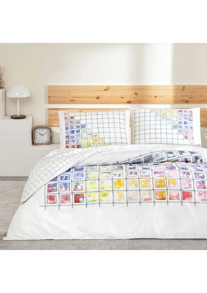 Pamuk Charmıan Nevresim Takımı Pembe Çift Kişilik