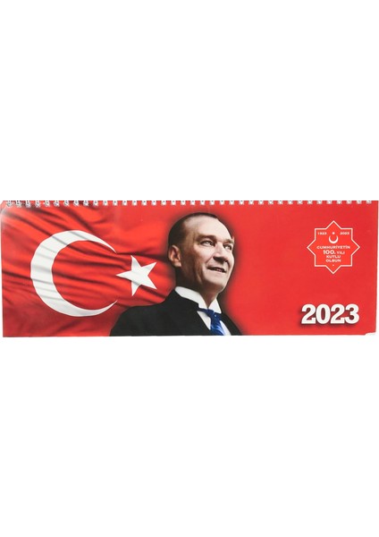 Color 2023 Aj-65 12 * 33,5 Haftalık Masa AJANDASI-100. Yıl